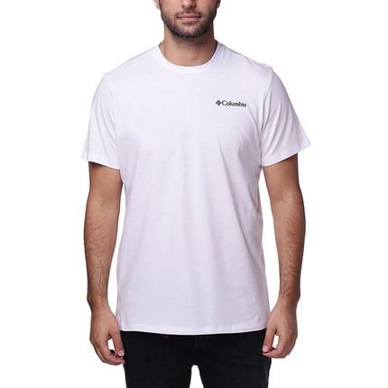 Camiseta Columbia Maxtrail Logo Branco Masculino - Marca Columbia