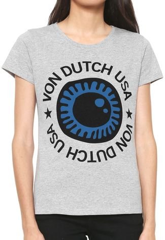 Camiseta Von Dutch USA Cinza