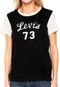 Camiseta Levis The Perfect Preta/Branca - Marca Levis