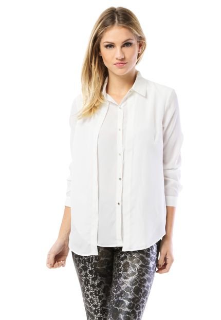 Camisa MNG Barcelona Clean Off-White - Marca MNG Barcelona