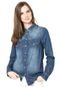 Camisa Jeans MNG Barcelona Luck Azul - Marca MNG Barcelona