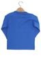 Camiseta Malwee Manga Longa Menino Azul - Marca Malwee