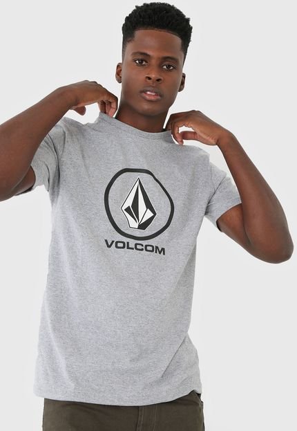 Camiseta Volcom Crisp Stone Cinza - Marca Volcom