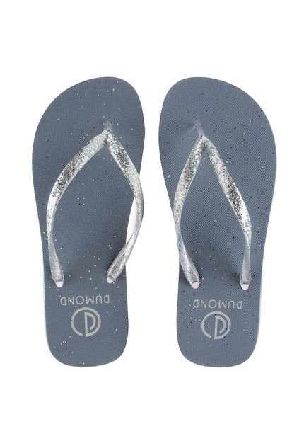 Chinelo Dumond Logo Prata - Marca Dumond