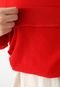 Blusa de Moletom Fechada Colcci Logo Vermelha - Marca Colcci