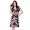 Vestido Feminino Averzzy Curto Estampa Floral Marinho - Marca Averzzy