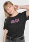 Camiseta Colcci Lettering Preta - Marca Colcci