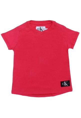 Blusa Calvin Klein Kids Menina Rosa