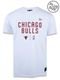 Camiseta New Era Plus Size Chicago Bulls Branco - Marca New Era