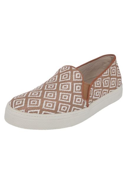 Slip On My Shoes Tramado Caramelo - Marca My Shoes