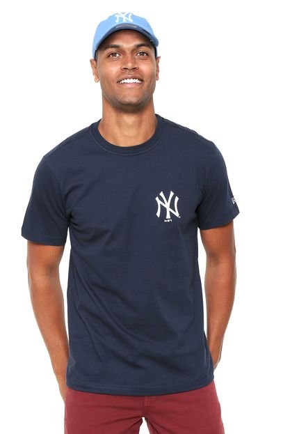 Camiseta New Era Core 13 New York Yankees Azul-Marinho - Marca New Era