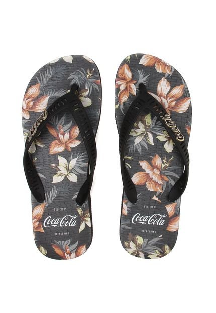 Chinelo Coca Cola Shoes Tropic Preto - Marca Coca Cola