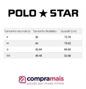 Kit C/6 Cuecas Boxer Microfibra Polo Star Cinza - Marca POLO STAR