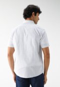 Camisa Aramis Reta Xadrez Off-White - Marca Aramis