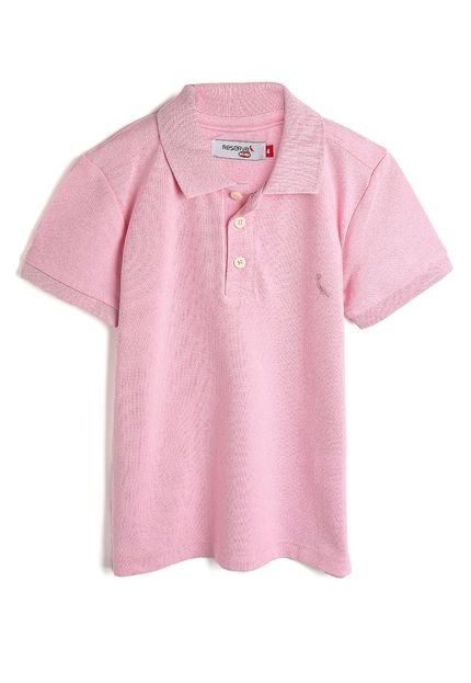 Camisa Polo Reserva Mini Infantil Lisa Rosa - Marca Reserva Mini