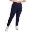 Legging Feminina Plus Size Cotton Secret Glam Azul - Marca Rovitex Plus Size