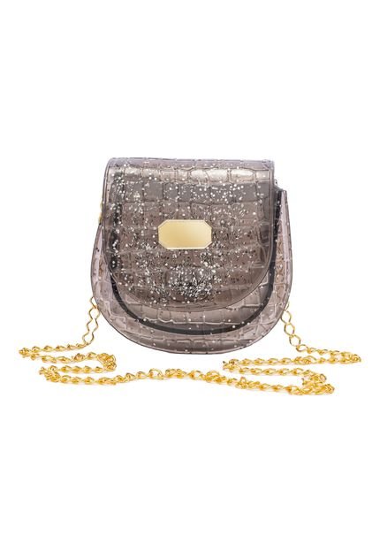 Bolsa Infantil Feminina Mini pre-owned Bag Blogueirinha Funfy Menina Glitter - Marca Funfy