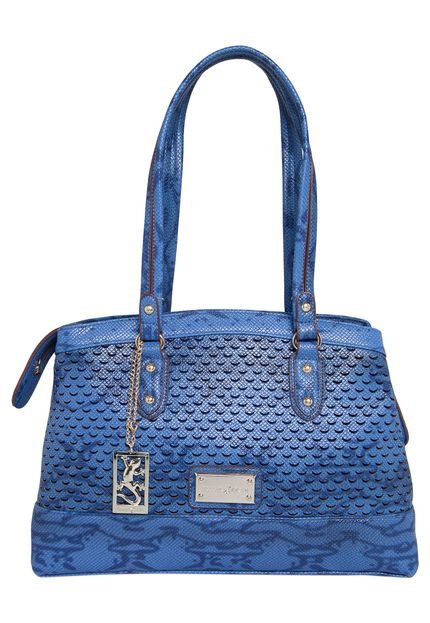 Bolsa Fellipe Krein Cobra Azul - Marca Fellipe Krein