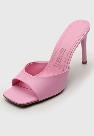 Tamanco Dafiti Shoes Tramado Rosa - Compre Agora