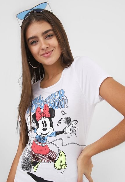 Blusa Cativa Disney Minnie Branca - Marca Cativa Disney