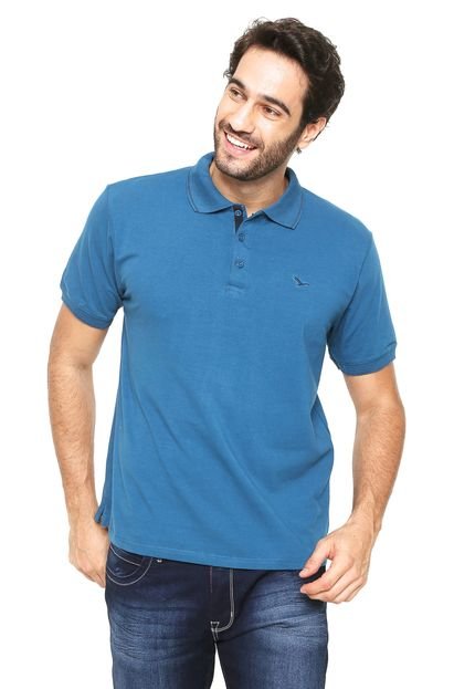 Camisa Polo Yacht Master Reta Azul - Marca Yacht Master