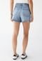 Short Jeans TOPSHOP Reta Liso Azul - Marca TOPSHOP