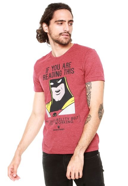 Camiseta Fashion Comics Hanna Barbera Shape Vinho - Marca Fashion Comics