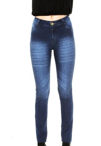 Calça Jeans GRIFLE COMPANY Skinny Bolsos Azul