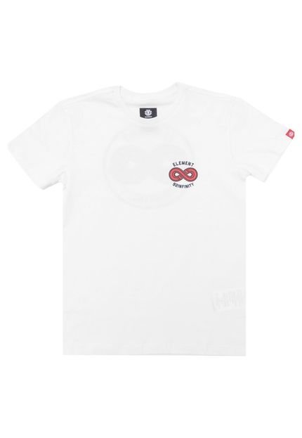Camiseta Element Infinity SS Menino Branca - Marca Element