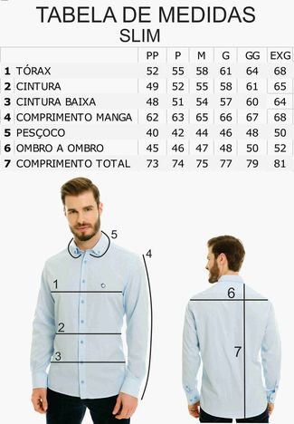 Tamanho de camisa social 1 2 3 4 5 Camisa Social Slim Olimpo Maquinetada Manga Longa Roxa Compre Agora Dafiti Brasil