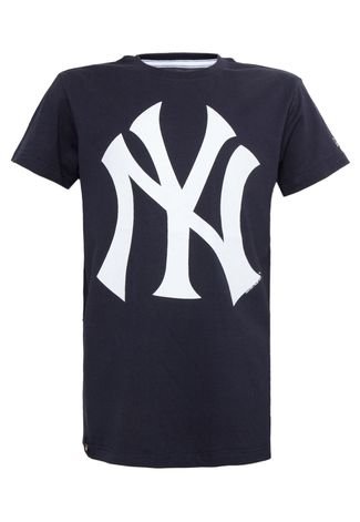 Camiseta New Era Inf New York Yankees Azul Marinho