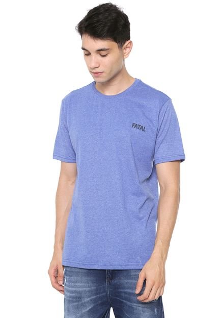 Camiseta Fatal Básica Azul - Marca Fatal