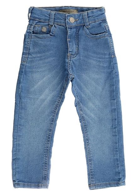 Calça Jeans Skinny Masculina 01 ao 03 Azul Azul - Marca Crawling