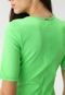 Vestido Lança Perfume Curto Color Verde - Marca Lança Perfume