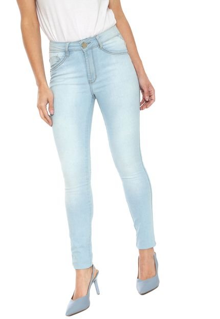 Calça Jeans Denuncia Skinny Rise Azul - Marca Denuncia