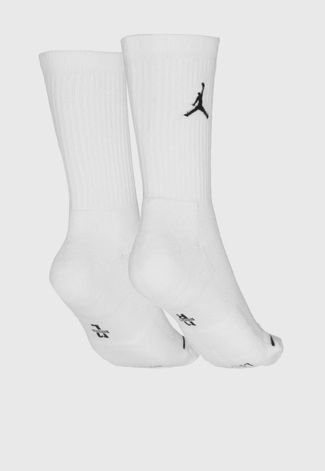 Kit 3pçs Meia Nike Jordan Jumpman Branco
