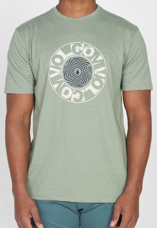 Camiseta Volcom Vortexsphere Verde