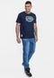 Camiseta Ecko Masculina Eckolace Marinho Navy Hipnose - Marca Ecko