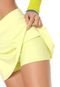 Short-saia Alto Giro Recorte Diagonal Amarelo - Marca Alto Giro