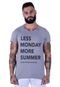 Camiseta Jay Jay Corte a Fio Less Monday DTG Cinza Claro - Marca Jay Jay