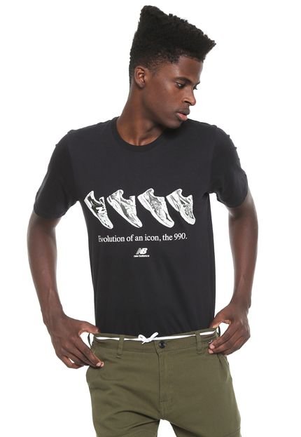 Camiseta New Balance Essentials 900s Preta - Marca New Balance