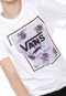 Camiseta Vans Boyfriend Wm Paradise Floral Branca - Marca Vans