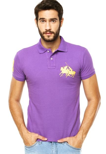 Camisa Polo Ralph Lauren Roxa - Marca Polo Ralph Lauren