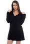 Vestido Chemise B Bonnie Marjore Preto - Marca BBonnie