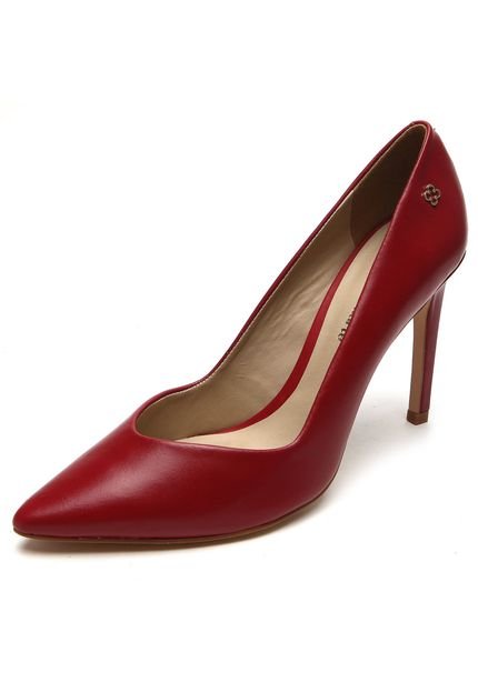 Scarpin Capodarte Salto Fino Vermelho - Marca Capodarte