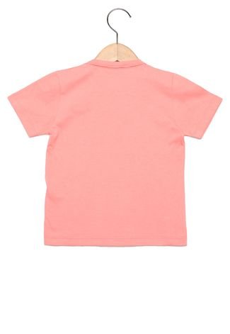 Camiseta Manga Curta Milon Lisa Infantil Coral