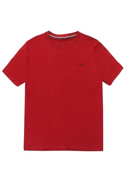 Camiseta Hangar 33 Menino Lisa Vermelha - Marca Hangar 33