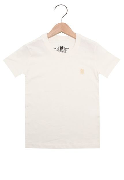 Camiseta Polo Wear Lisa Off White - Marca Polo Wear