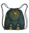 Mochila Saco Cordinha Alkary Yin Yang Preta - Marca Alkary