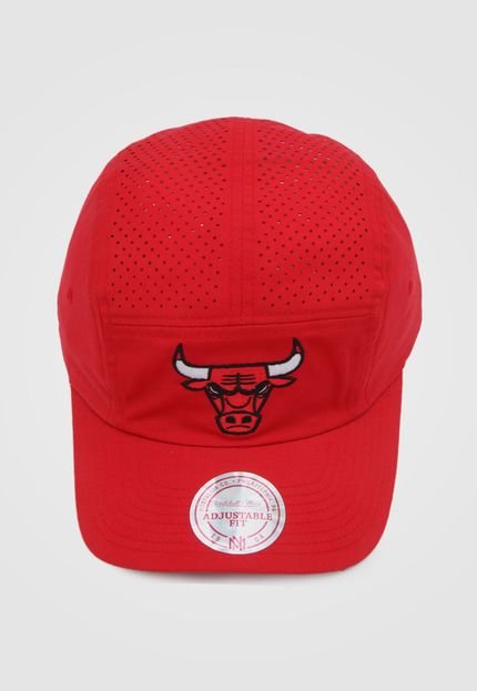 Boné Mitchell & Ness Chicago Bulls Vermelho - Marca Mitchell & Ness
